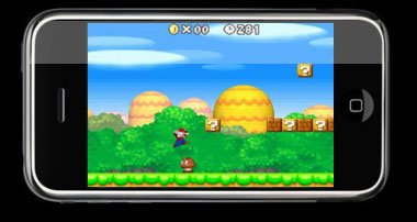 Mario sur l'iPhone