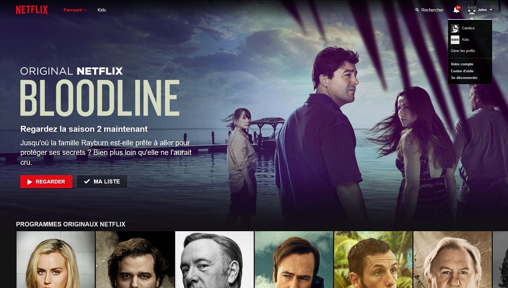 Netflix - effacer l'historique 1