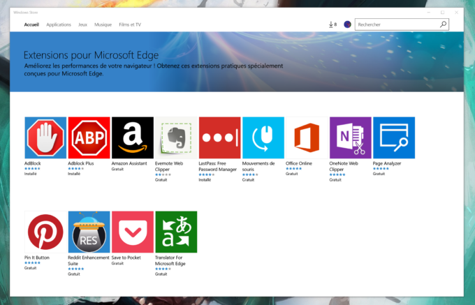 Anniversary Update Microsoft Edge Extensions Windows Store