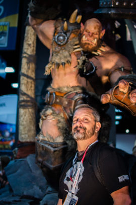 Chris Metzen statue