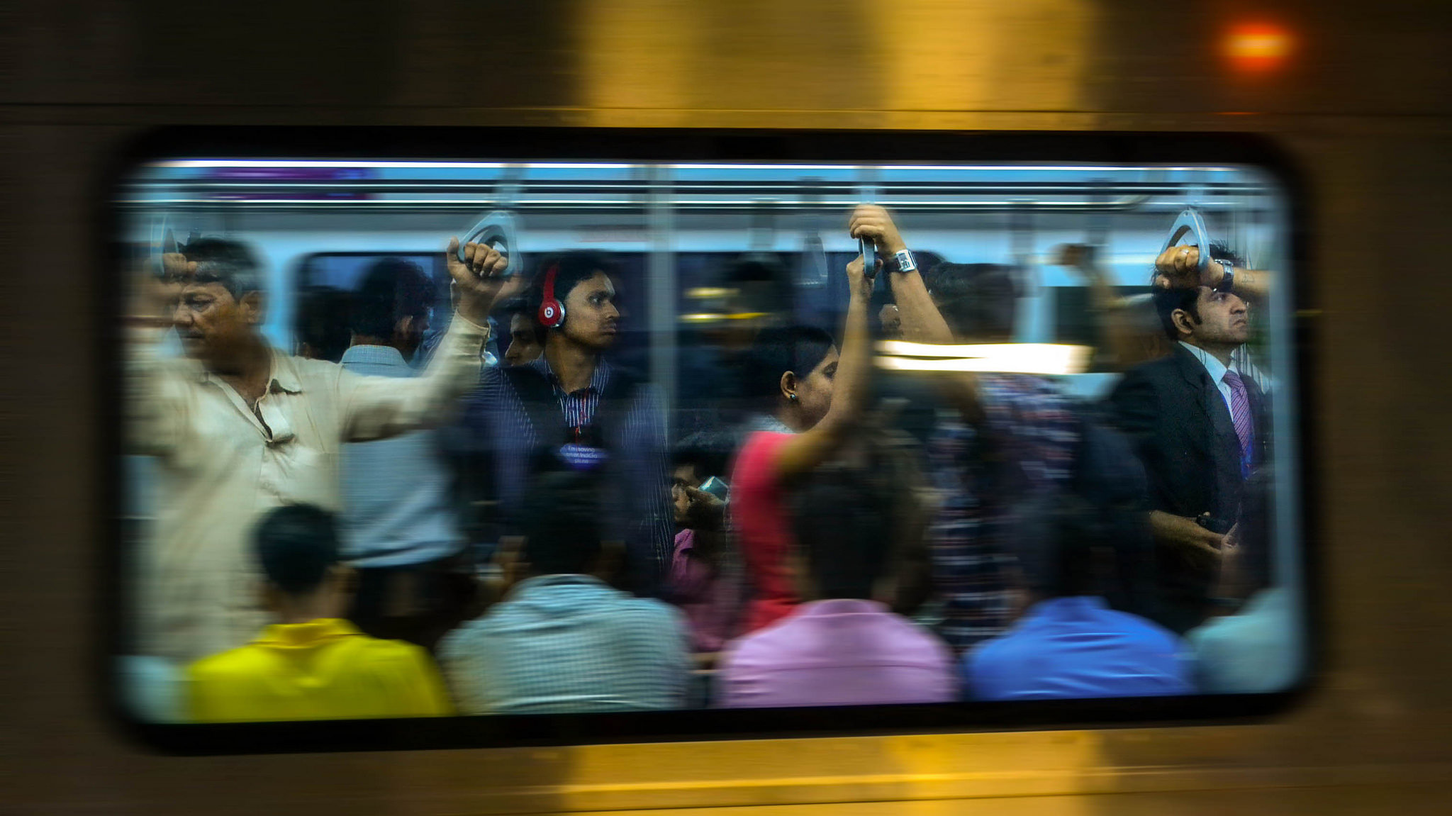 métro inde heure de pointe