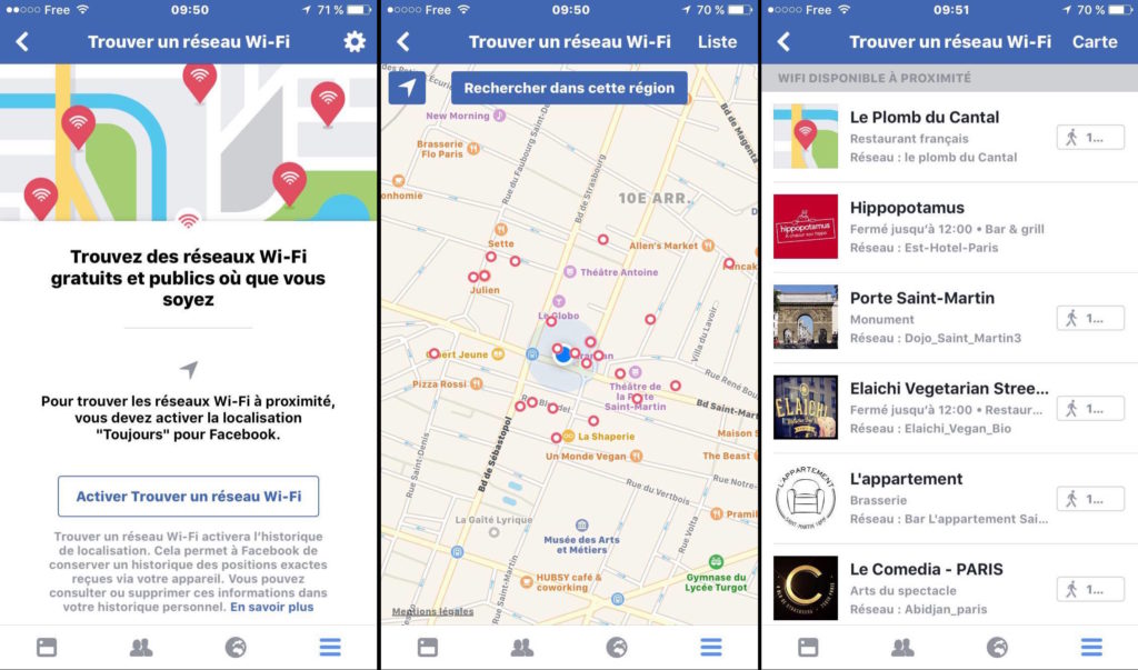 Facebook chat rapide