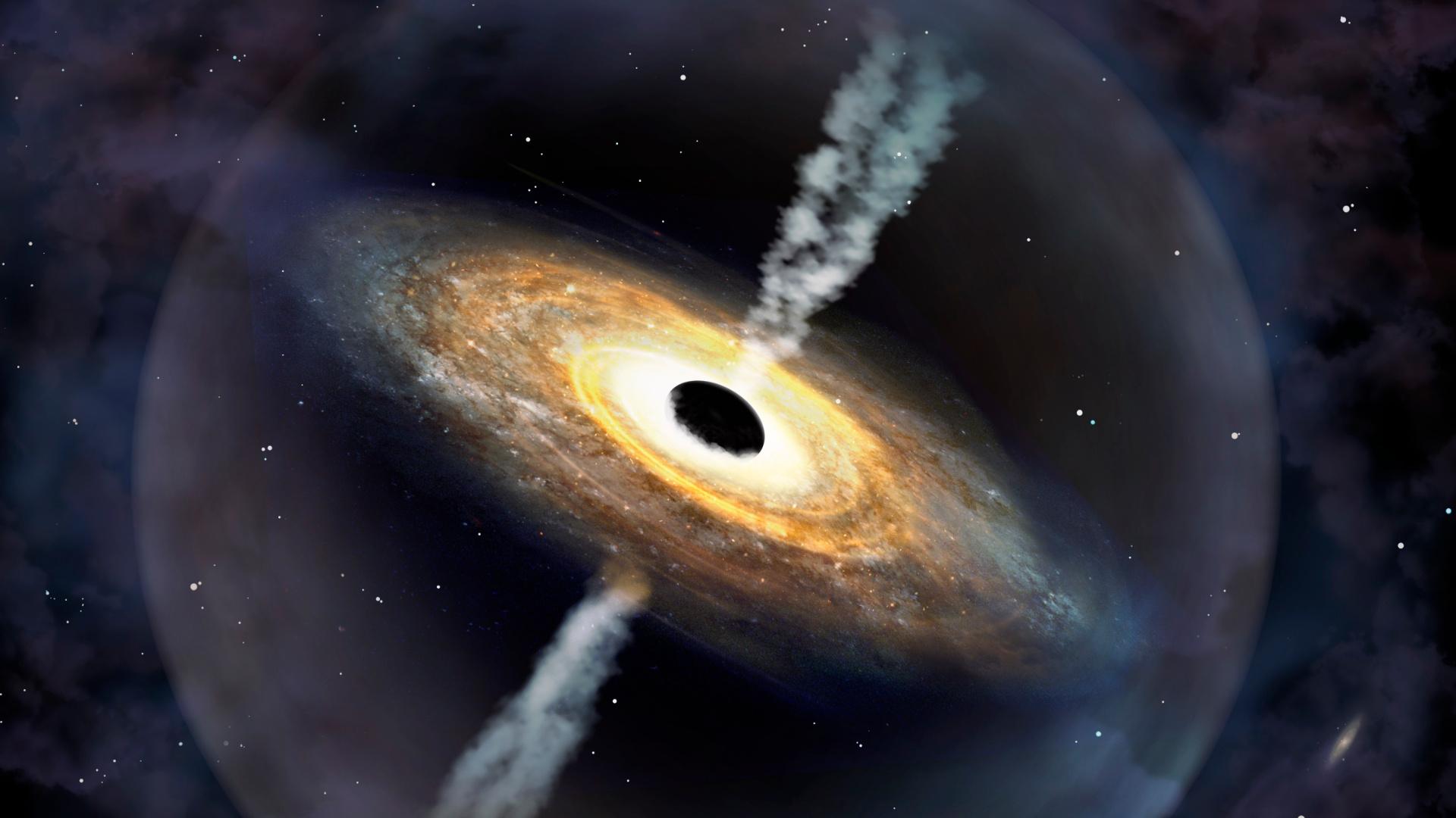 Un trou noir étonnamment massif a été découvert dans l Univers
