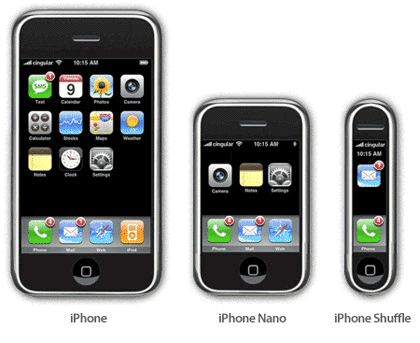 iPhones imaginaires