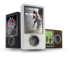 Le baladeur Zune de Microsoft