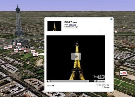 Google Earth intègre YouTube