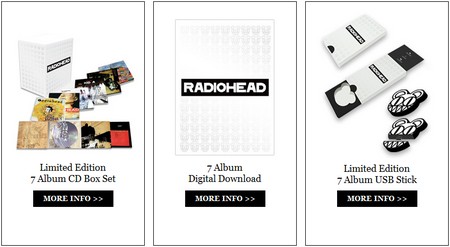 Et maintenant EMI propose le catalogue complet de Radiohead