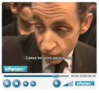 Le Parisien fait retirer la vidéo de Sarkozy sur Dailymotion et Youtube