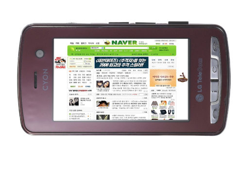 LG-LH2300, un téléphone mobile avec navigation Web tactile