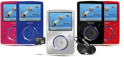 Sansa Fuze, la réponse de SanDisk à l&rsquo;iPod Nano