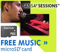 SanDisk offre avec son Sansa Fuze des morceaux gratuits sans DRM