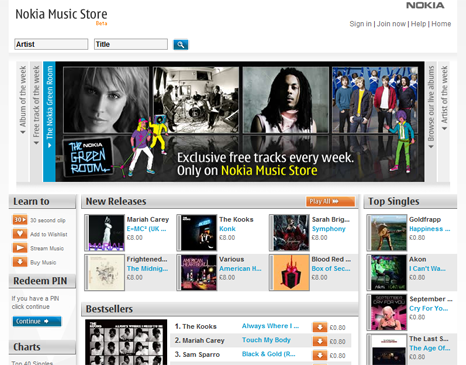 Le Nokia Music Store sera lancé le 23 avril en France