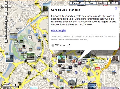 Google Maps propose maintenant photos et articles Wikipedia