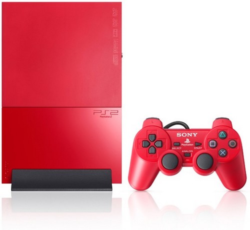 Une PS2 rouge au rabais prévue par Sony