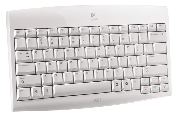 Un clavier pour la Wii présenté par Logitech