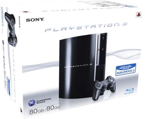 La Playstation 3 80 Go disponible dans les boutiques en ligne