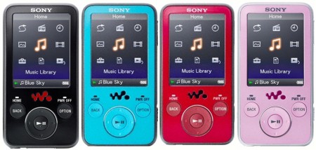 Nouveaux baladeurs Walkman chez Sony