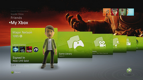 Le nouveau dashboard Xbox 360 sur vos écrans le 19 novembre