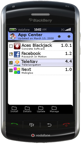 Le Blackberry aussi veut son App Store contrôlé par les opérateurs