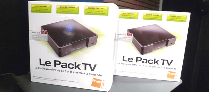 Fnac Pack TV : TNT HD, VOD et magnétoscope numérique