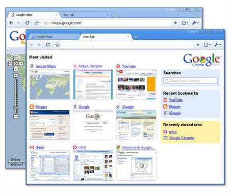 Google met son navigateur Chrome 2 en téléchargement