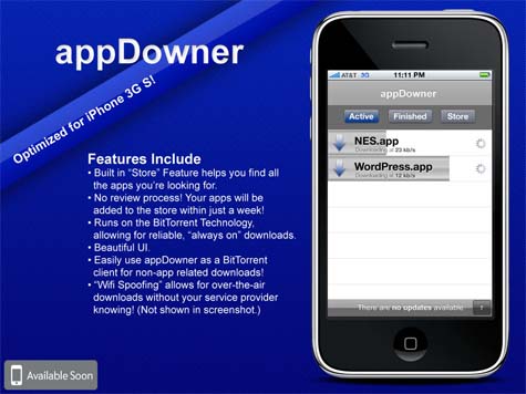 appDowner : un App Store-like basé sur BitTorrent (MAJ)