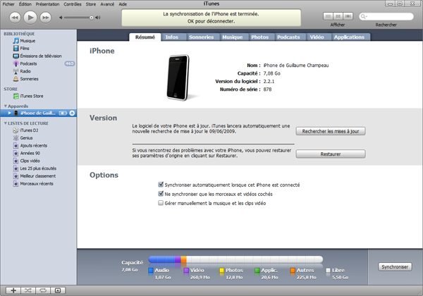 iTunes 8.2 : Apple prépare l&rsquo;arrivée de l&rsquo;iPhone OS 3.0