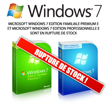 Pré-ventes de Windows 7 : une rupture de stock organisée