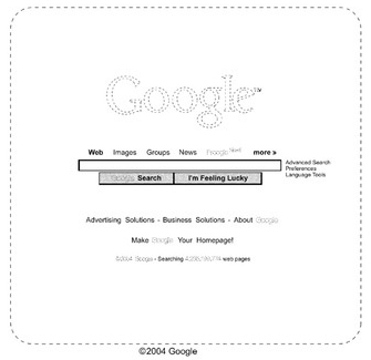 Google obtient un brevet pour sa page d&rsquo;accueil très épurée