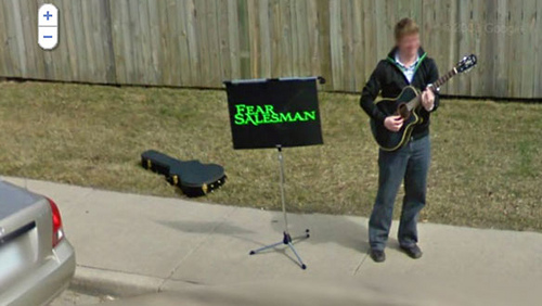 Insolite : un musicien trace Google Street View pour promouvoir sa musique