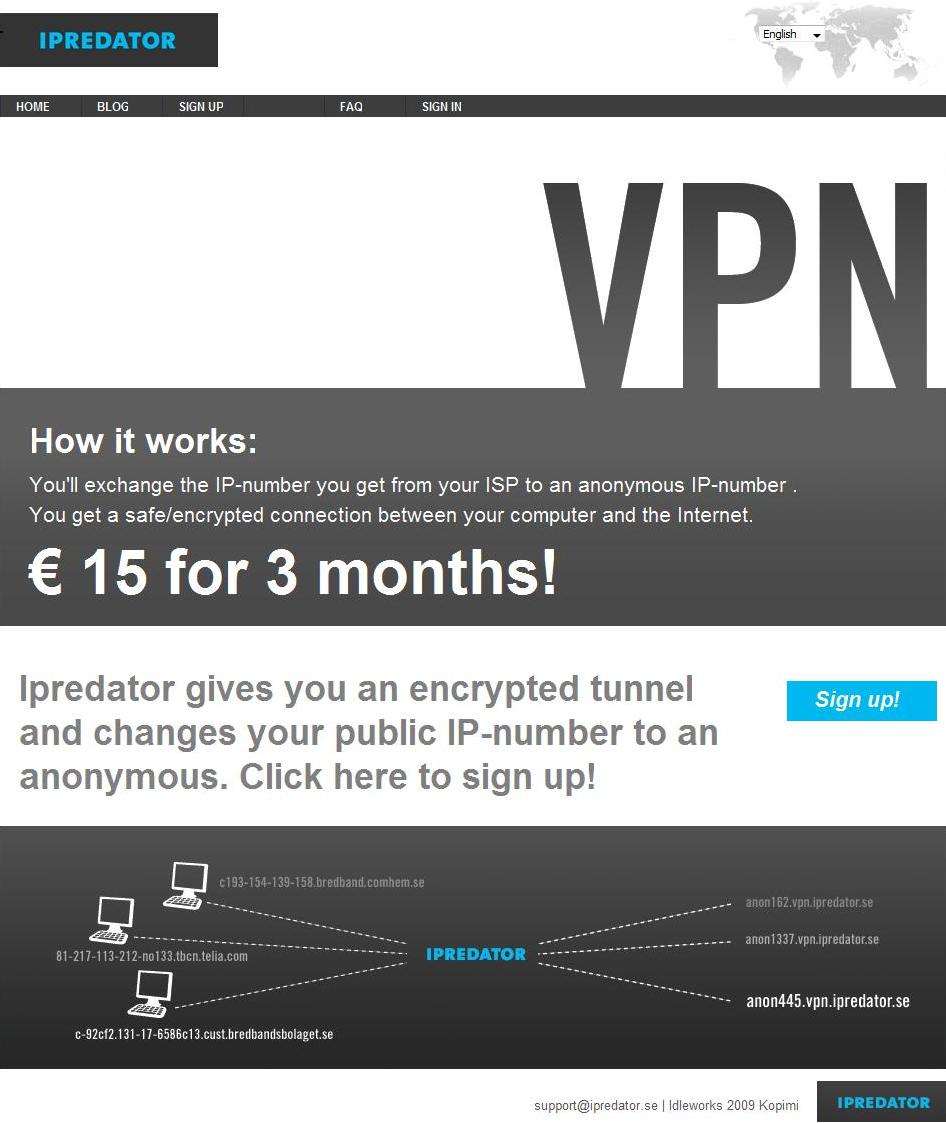 IPredator ouvert à tous : le téléchargement anonyme à 5 euros par mois