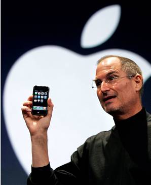 Steve Jobs fustige Adobe et défie Google