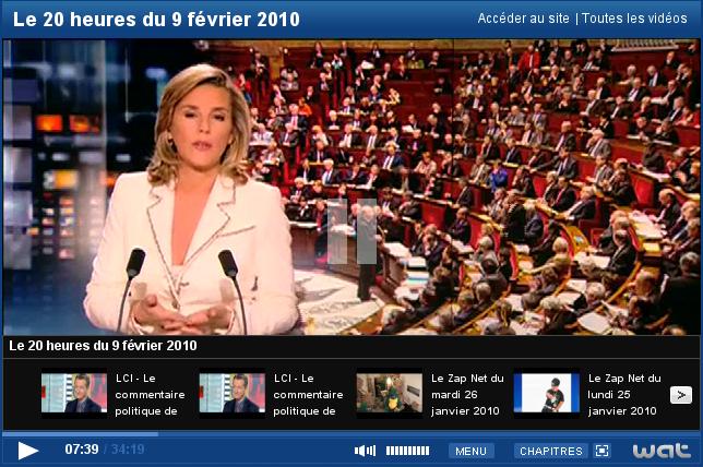 Loppsi : le journal de TF1 bourre encore l&rsquo;hémicycle (MAJ)