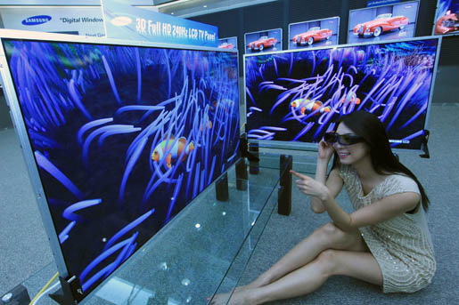 Samsung produit en masse des TV 3D pour lunettes actives uniquement -  Numerama