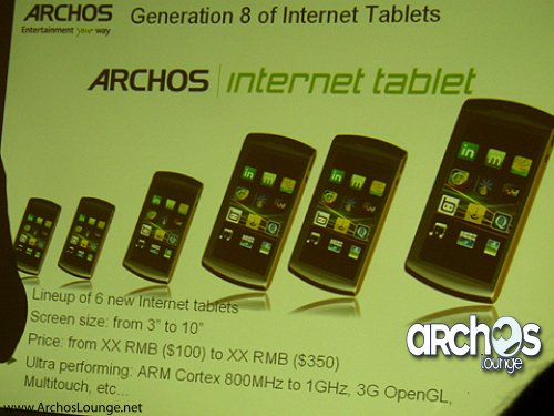 Archos veut aussi profiter du marché des tablettes tactiles en lançant six produits