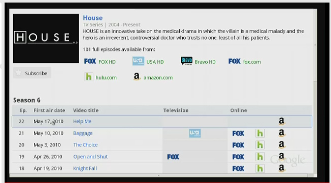 Google TV dévoilé avec ses partenaires (Intel, Sony, Logitech&#8230;)