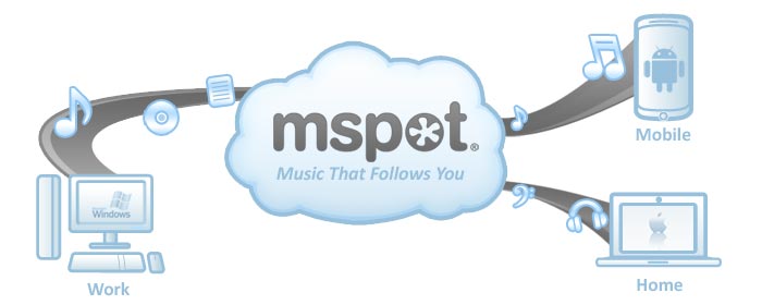 mSpot stocke et diffuse en stream des fichiers MP3 vers les mobiles Android