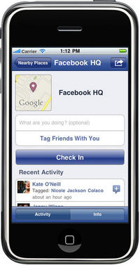 Places, le service de géolocalisation de Facebook, inquiète déjà