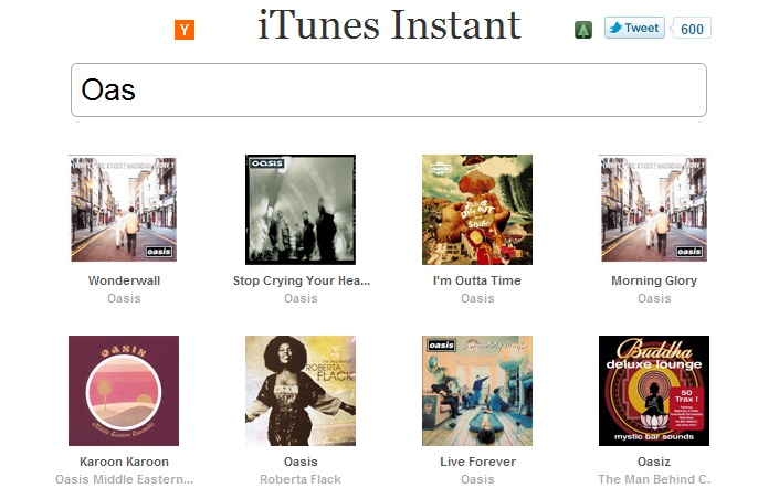 iTunes Instant, la recherche temps réel appliquée à la musique