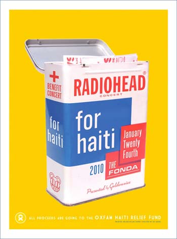Les fans de Radiohead aident Haïti en réalisant un DVD gratuit
