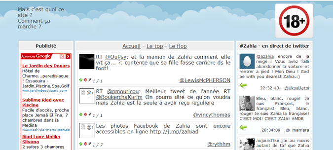 Zahia poursuivie pour tentative de censure d&rsquo;un site Internet
