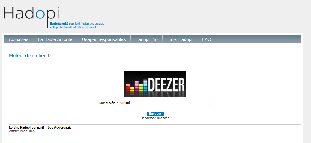 Deezer et Beezik demandeurs du label Hadopi Offre Légale (MAJ)