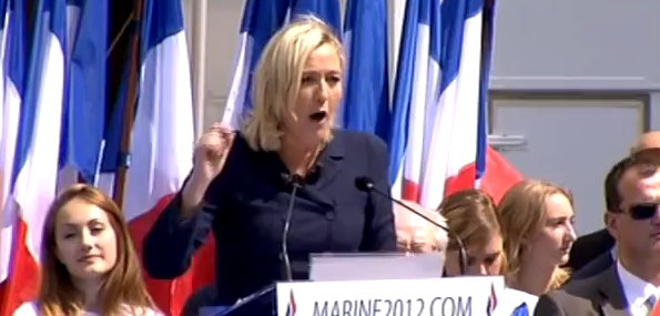 Marine Le Pen attaque « la scandaleuse loi Hadopi »