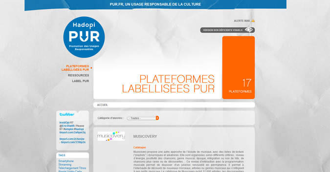 Label PUR - Pur.fr