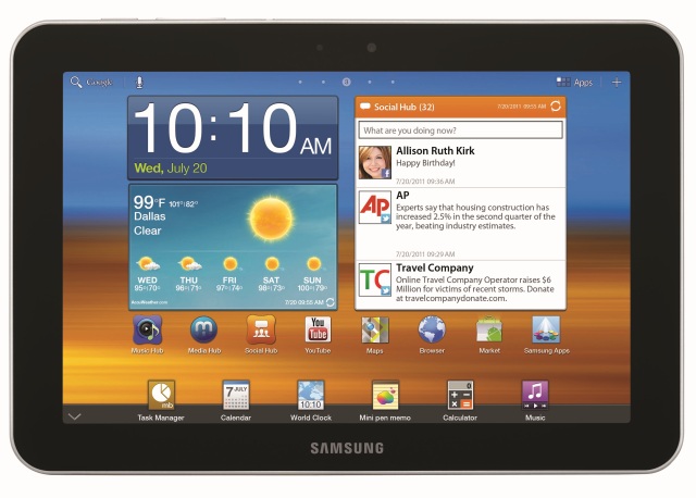 Samsung dévoile la Galaxy Tab 8.9 et met à jour le Galaxy Player