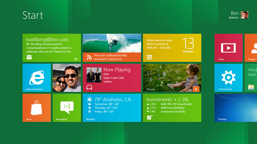Windows 8 : les annonces de la Build