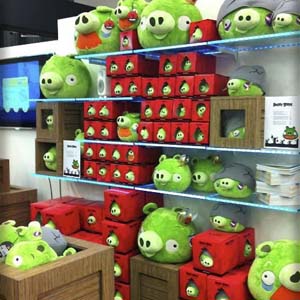 Le créateur d&rsquo;Angry Birds ouvre une boutique de produits dérivés