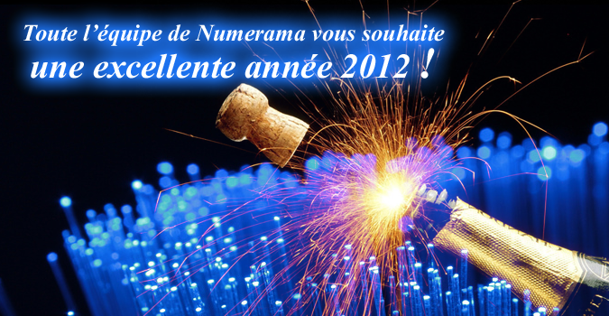 Numerama vous souhaite une excellente année 2012 !