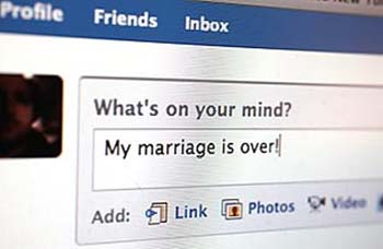 Facebook serait évoqué dans un cas de divorce sur trois au Royaume-Uni
