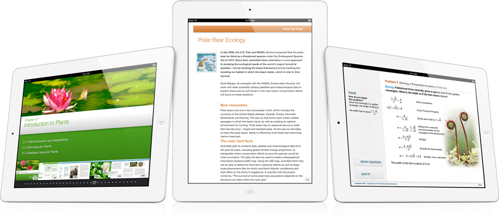 350 000 manuels scolaires téléchargés dans l&rsquo;iBooks Store d&rsquo;Apple
